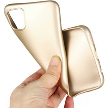 Dlrcase Realme C11 Kılıf Premier Silikon Koruma+Nano Glass Gold