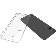 Dlrcase Samsung Galaxy S21 Plus 5g Kılıf Süper Silikon Şeffaf + Full Ekran Koruyucu Renksiz