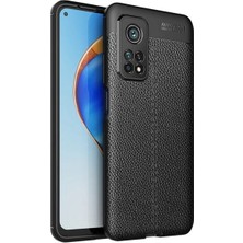 Dlrcase Xiaomi Redmi K30S Kılıf Niss Silikon+Full Kapatan Ekran Siyah