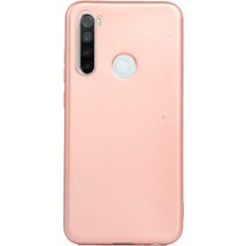 Dlrcase Xiaomi Redmi Note 8 Kılıf Premier Silikon Esnek Koruma+Nano Glass Bronz