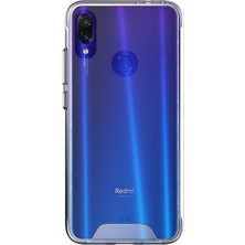 Dlrcase Xiaomi Redmi Note 7 Kılıf Gard Nitro Şeffaf Silikon+Nano Glass Şeffaf
