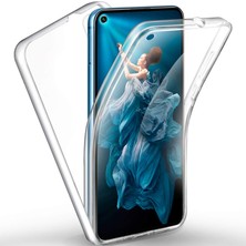 Dlrcase Huawei Honor 20 Kılıf Ön Arka Şeffaf Silikon Koruma Renksiz