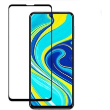 Dlrcase Xiaomi Redmi Note 9s Kılıf Niss Silikon+Full Kapatan Ekran Siyah