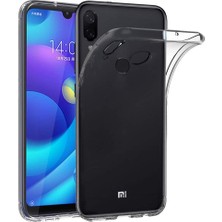 Dlrcase Xiaomi Mi Play Kılıf Süper Silikon Yumuşak Arka Koruma Şeffaf