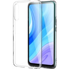 Dlrcase Huawei P Smart Pro 2019 Kılıf Süper Silikon Yumuşak Arka Koruma Şeffaf