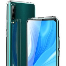 Dlrcase Huawei P Smart Pro 2019 Kılıf Süper Silikon Yumuşak Arka Koruma Şeffaf