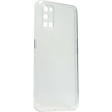 Dlrcase Oppo A92 Kılıf Kamera Korumalı Şeffaf Silikon