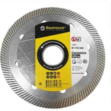 Baumesser Ceramics Ultra Sekil 1A1R Testere Ebat 115X1,4X8X22,23 mm