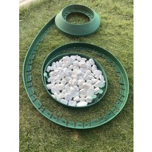 Elysian Çim Ayırıcı 10 Metre Peyzaj Sınırlayıcı Toprak Ayıracı Yeşil Renkli Çim Şekillendirici