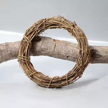 Ozan Tuhafiye Doğal Çalı Kapı Süsü Çelengi 30 cm Doğal Malzeme ile Şık Tasarım