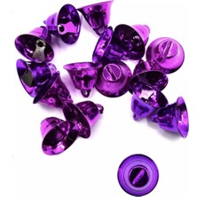 Ozan Tuhafiye Çan Zil Süsü 10 Adet Mor