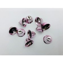 Ozan Tuhafiye Çan Zil Süsü 10 Adet Pembe