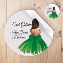 Otuz9  Yuvarlak Sticker Söz - Nişan - Düğün - Kına - Özel Kesimli Etiket