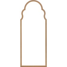 Rafhomestore Dekoratif C14 Uzun 75X190 cm Duvar Çerçeve Ham Mdf