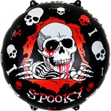 Partijet Halloween Kuru Kafa Folyo Balon 45 cm