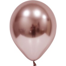 Acar Süs Balon Krom Parlak 12 Inc Rose Gold ( 50 Adet )