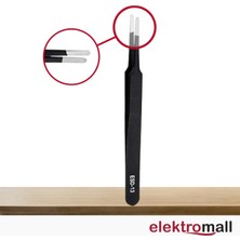 Elektromall Esd-13 Antistatik Siyah Cımbız