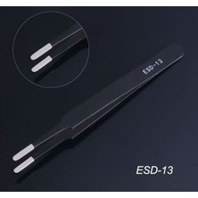 Elektromall Esd-13 Antistatik Siyah Cımbız