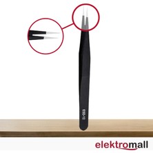 Elektromall Esd-12 Antistatik Siyah Cımbız