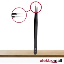 Elektromall Esd-11 Antistatik Siyah Cımbız