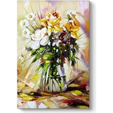 Tabloshop Eski Çiçek Vazo Iıı Tablosu