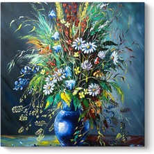 Tabloshop Vazodaki Çiçek Natürmort Tablo