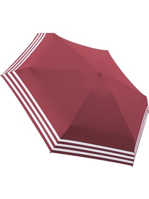 Zsykd Vinil 6 Kemik Taşınabilir Tüm Hava Mini Sunshade Şemsiye (Kırmızı) (Yurt Dışından)