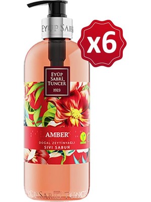 Eyüp Sabri Tuncer Amber Sıvı Sabun 500  ml x 6