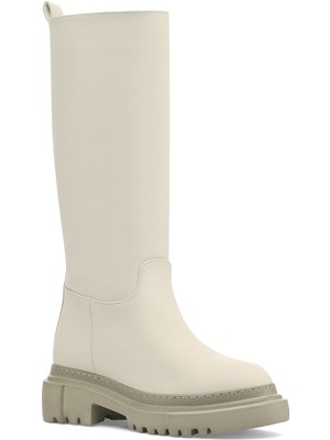 Nine West Izzy2 1pr Bej Kadın Düz Çizme