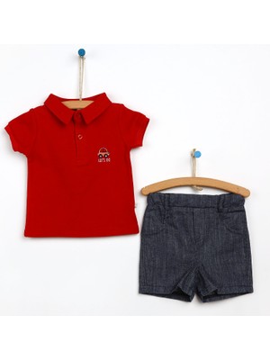 For My Baby Polo Yaka Tshirt-Şort 2li Takım