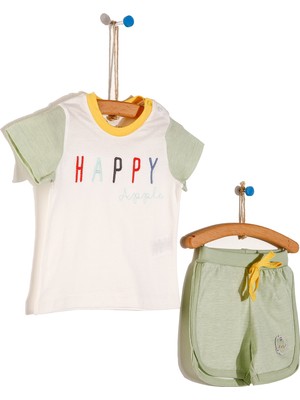 Cassiope Happy Apple Tshirt-Şort