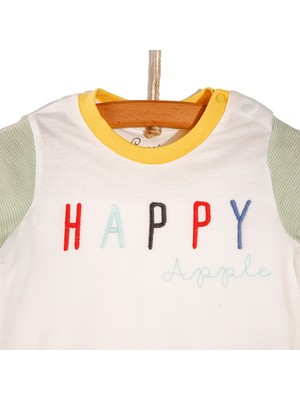 Cassiope Happy Apple Tshirt-Şort