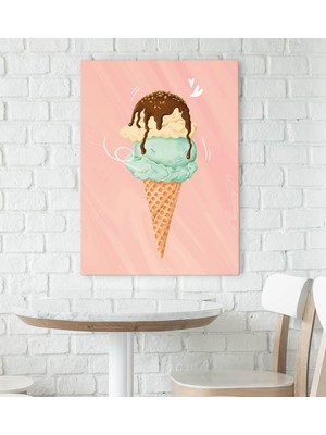 Bk Gift Cafe & Bar & Restaurant Konseptli Kanvas Tablo 70 x 100 cm-91