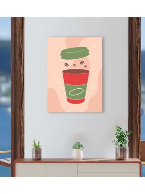 Bk Gift Cafe & Bar & Restaurant Konseptli Kanvas Tablo 30 x 50 cm-82