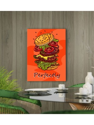 Bk Gift Cafe & Bar & Restaurant Konseptli Kanvas Tablo 50 x 70 cm-67