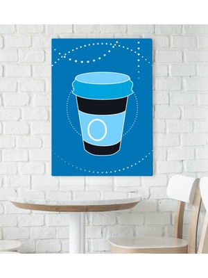 Bk Gift Cafe & Bar & Restaurant Konseptli Kanvas Tablo 70X100CM-70