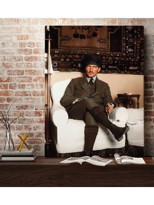 Bk Gift Atatürk Temalı Kanvas Tablo 70X100CM-42