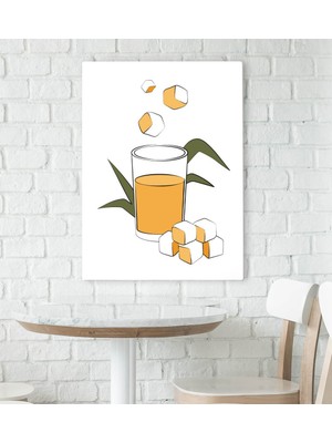 Bk Gift Cafe & Bar & Restaurant Konseptli Kanvas Tablo 70X100CM-62