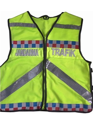 Bytekst Jandarma Trafik Yeleği Yeni Model(Fileli)