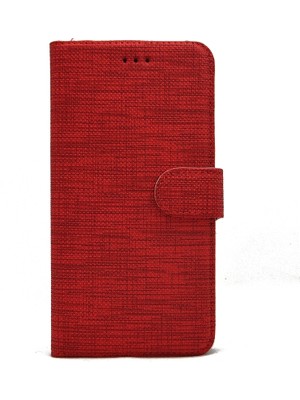 Dlrcase Samsung Galaxy A5 2017 Kılıf Standlı Kartvizitli Exclusive Spor Cüzdan Kırmızı