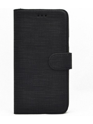 Dlrcase Xiaomi Redmi Note 10S Kılıf Standlı Kartvizitli Exclusive Spor Cüzdan Siyah