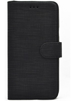 Dlrcase Apple iPhone 6 Plus Kılıf Kartvizitli Exclusive Spor Cüzdan Siyah