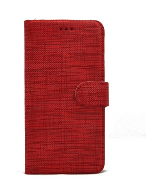 Dlrcase Apple iPhone 6 Plus Kılıf Kartvizitli Exclusive Spor Cüzdan Kırmızı