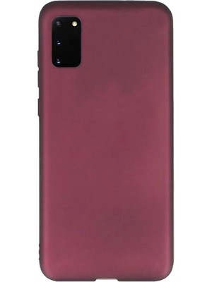 Dlrcase Samsung Galaxy S20 Kılıf Premier Silikon Esnek Koruma Mürdüm