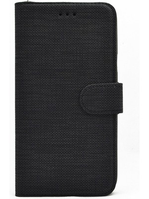 Dlrcase Huawei P Smart 2021 Kılıf Standlı Kartvizitli Exclusive Spor Cüzdan Siyah