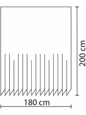 Zethome Tropik Africa Banyo Duş Perdesi Tek Kanat 1X180X200