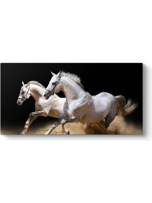 Tabloshop Koşan Beyaz Atlar Tablosu