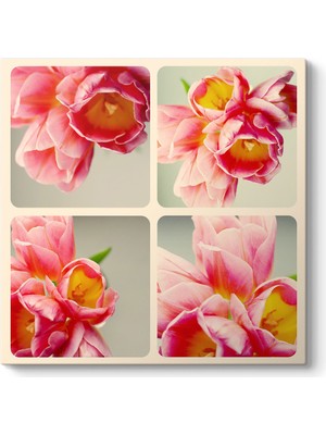 Tabloshop Kolaj Çiçek Tablosu