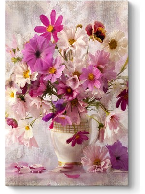Tabloshop Eski Çiçek Vazo Tablosu