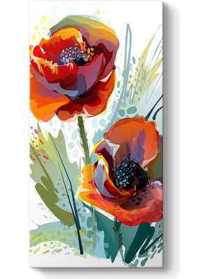 Tabloshop Çizgisel Çiçekler Tablosu